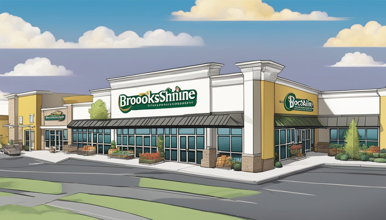 A map showing Brookshire Grocery Company's strategic locations and expansion plans