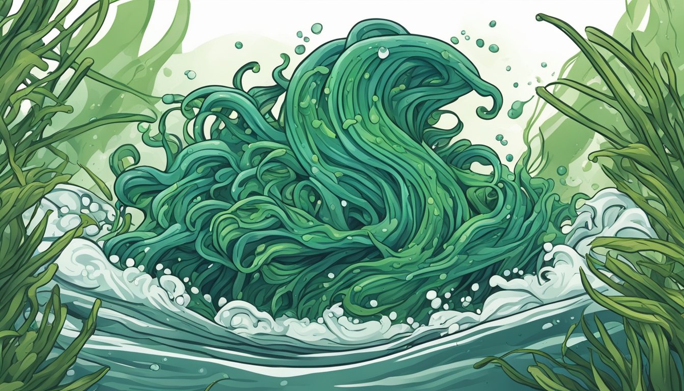 Arame seaweed turning slimy and emitting a foul odor