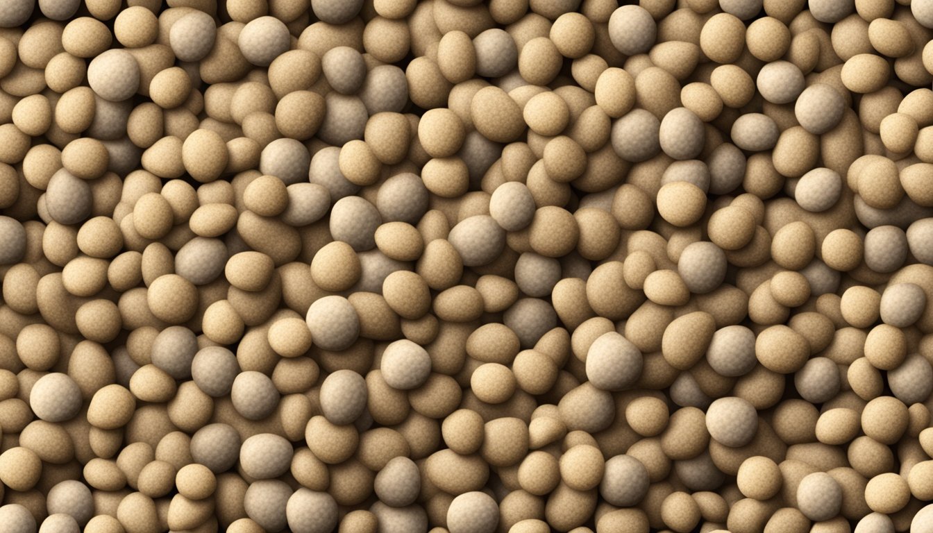 A pile of sesame seeds with mold and a rancid smell