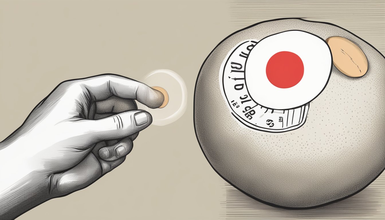 A hand holding a santol fruit with a nutrition label and a red circle with a line across it, indicating that diabetics should avoid it