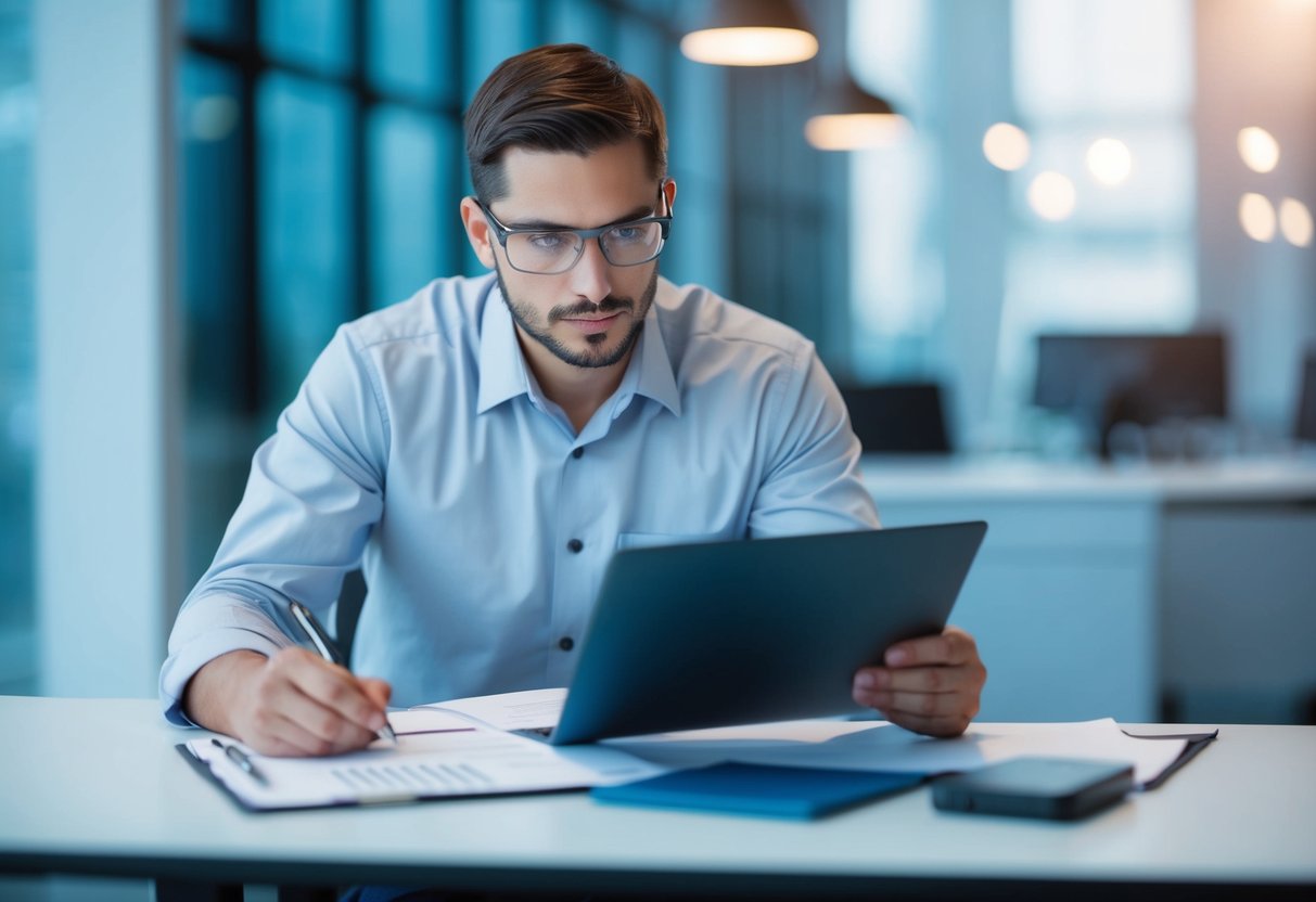 Un technicien examinant des documents techniques tout en identifiant et en atténuant des risques spécifiques liés aux services de mémoire.