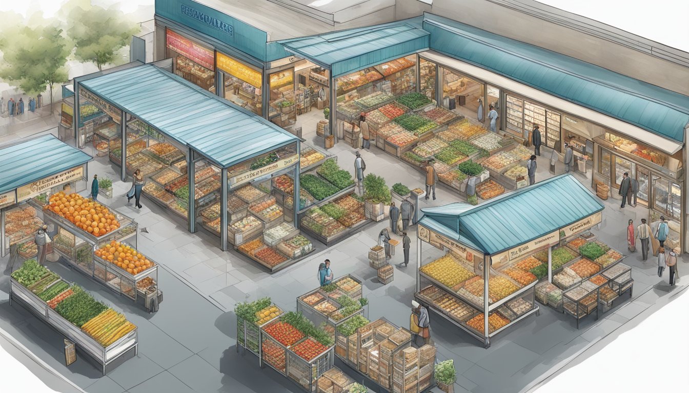 A bustling Demoulas Market with multiple store locations and expansion plans for groceries