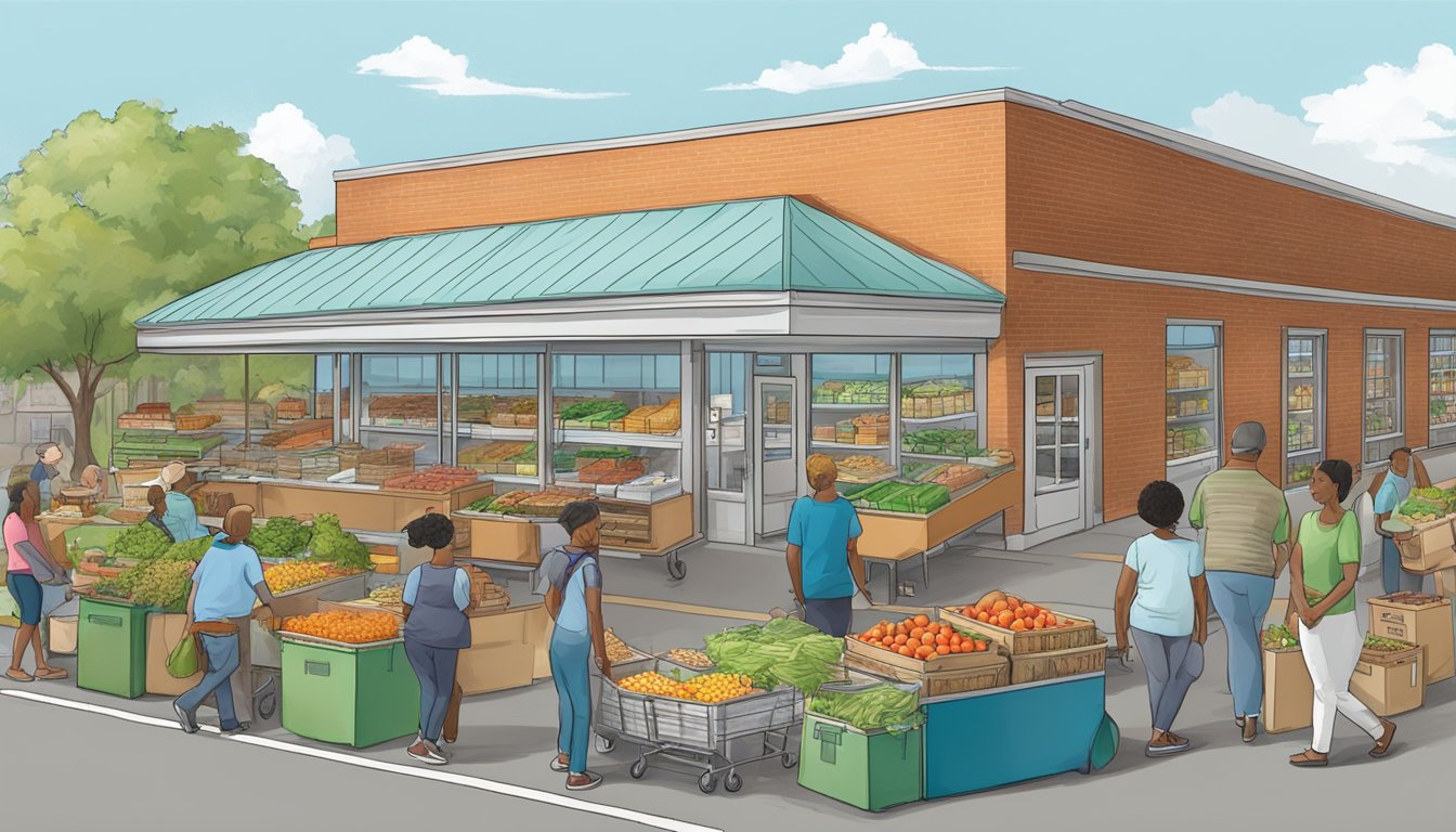 A bustling local food coop in Newport News, VA, with a variety of support services and educational resources available