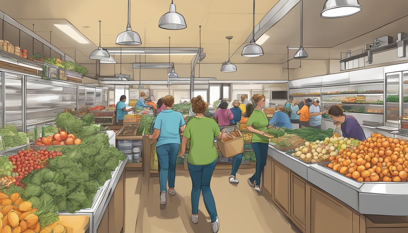 A bustling local food co-op in Aurora, CO, with community programs and events in full swing