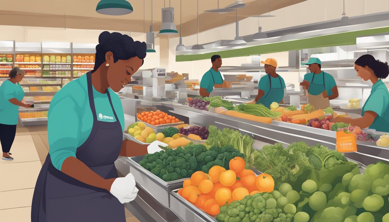 A bustling Tampa food co-op with diverse produce and friendly staff