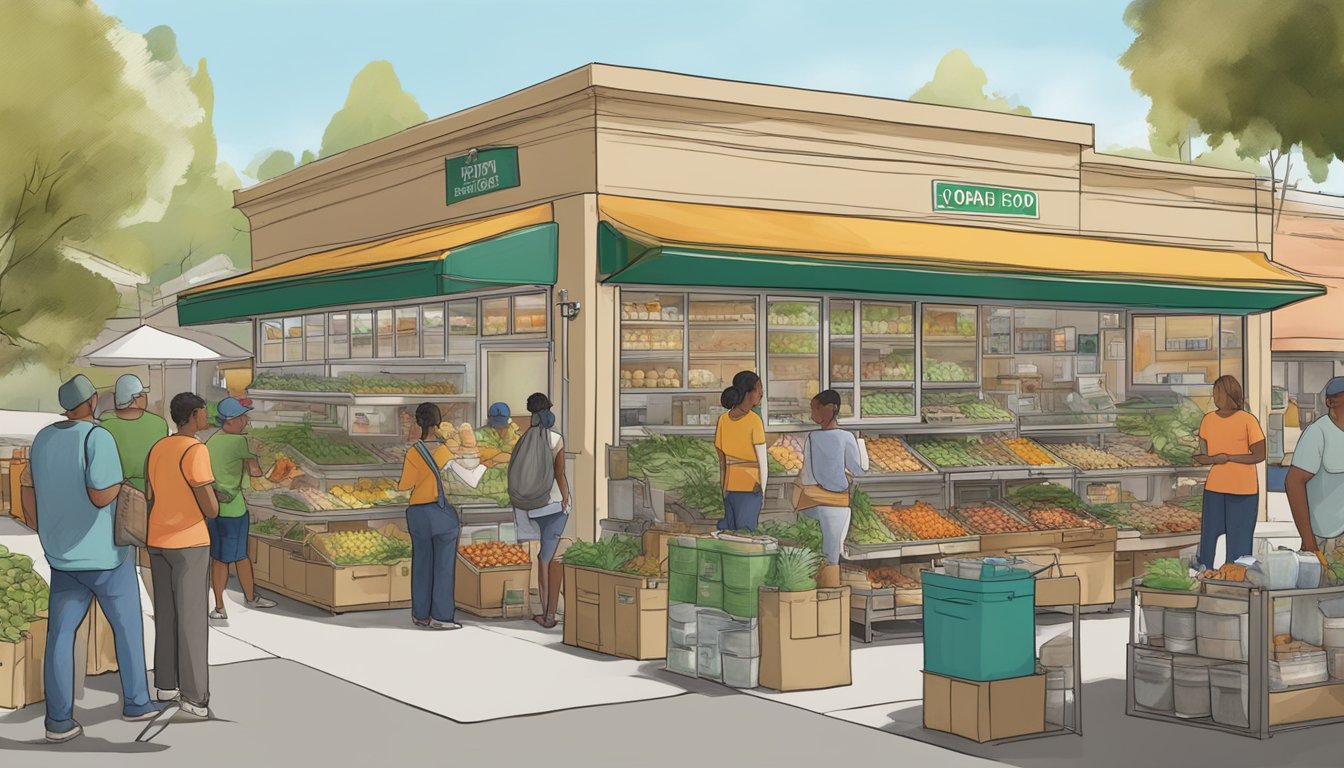 A bustling local food coop in Pomona, CA, with diverse support programs and resources available to the community