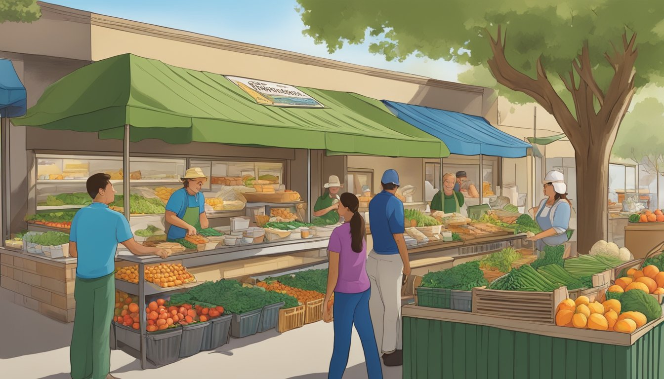 A bustling local food coop in Thousand Oaks, CA hosts educational programs and events