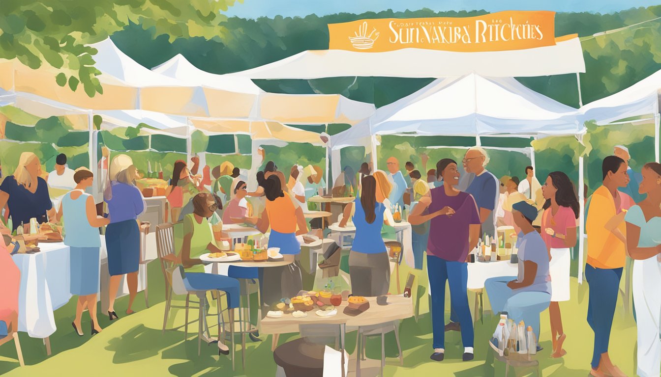 Sun-drenched wine and food festival with lively spirits and tastings at Uncasville, CT