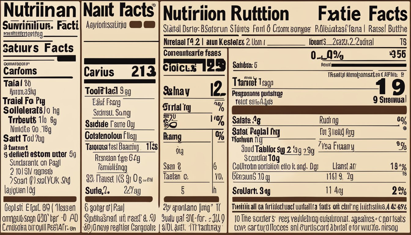 A Skout Organic Trailbar Chocolate Peanut Butter is displayed with its nutritional facts