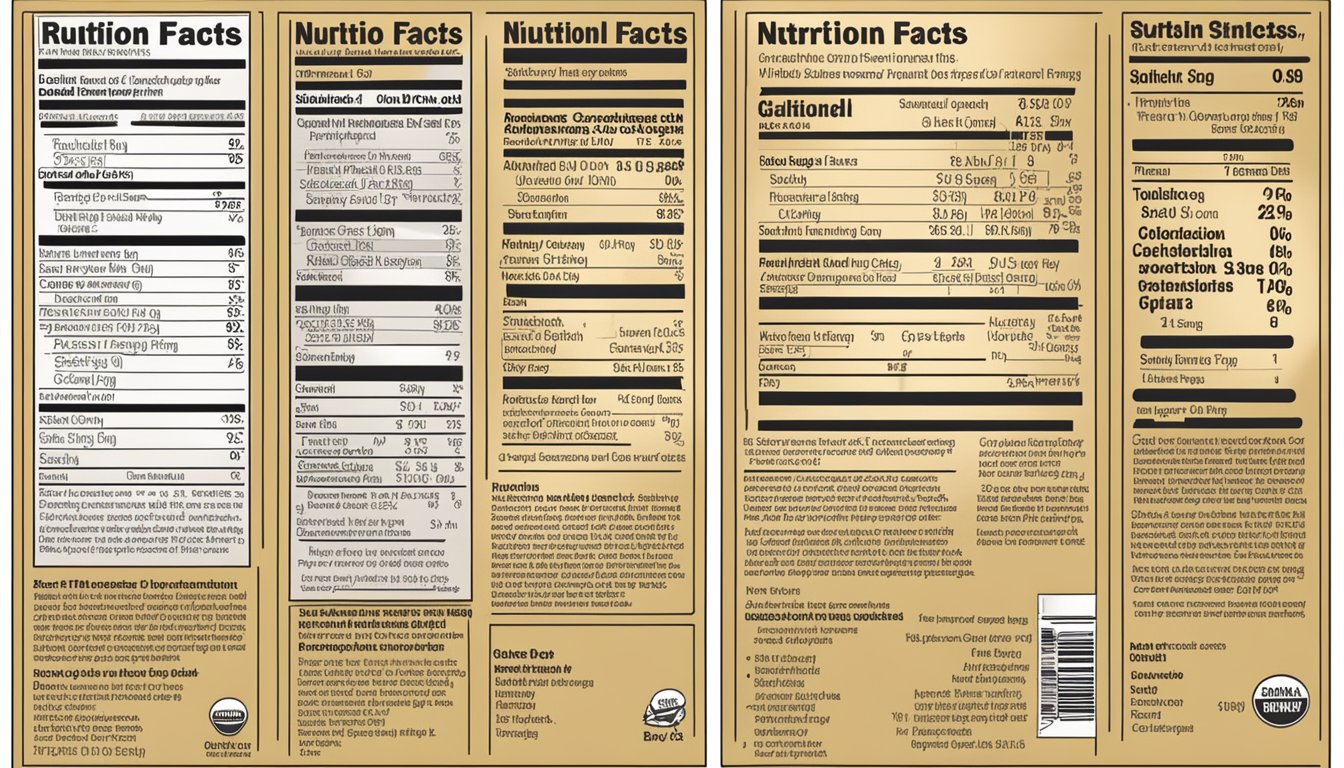 A close-up of a Bobo's Oat Bars Original package, with the nutritional facts prominently displayed