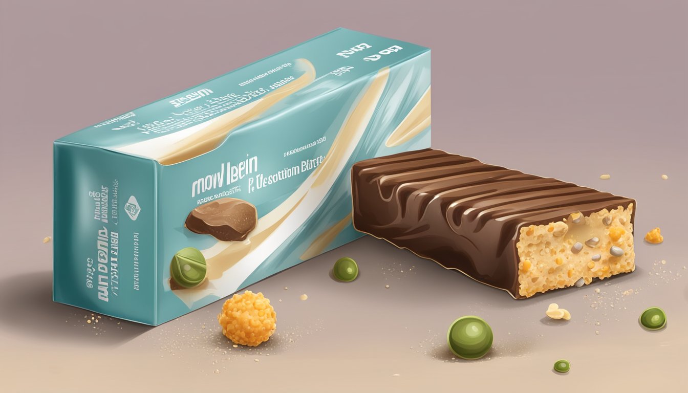 A protein bar with visible mold and a foul odor