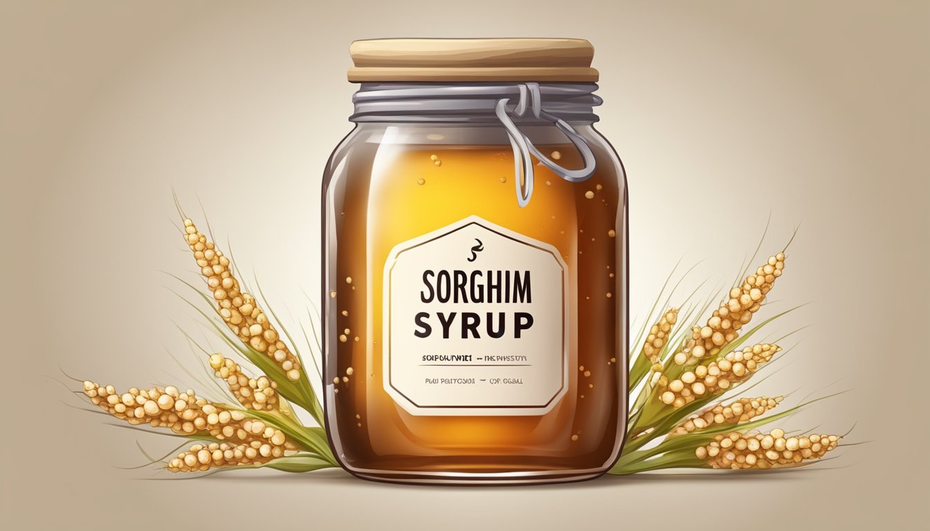 A jar of sorghum syrup with visible mold and a foul smell