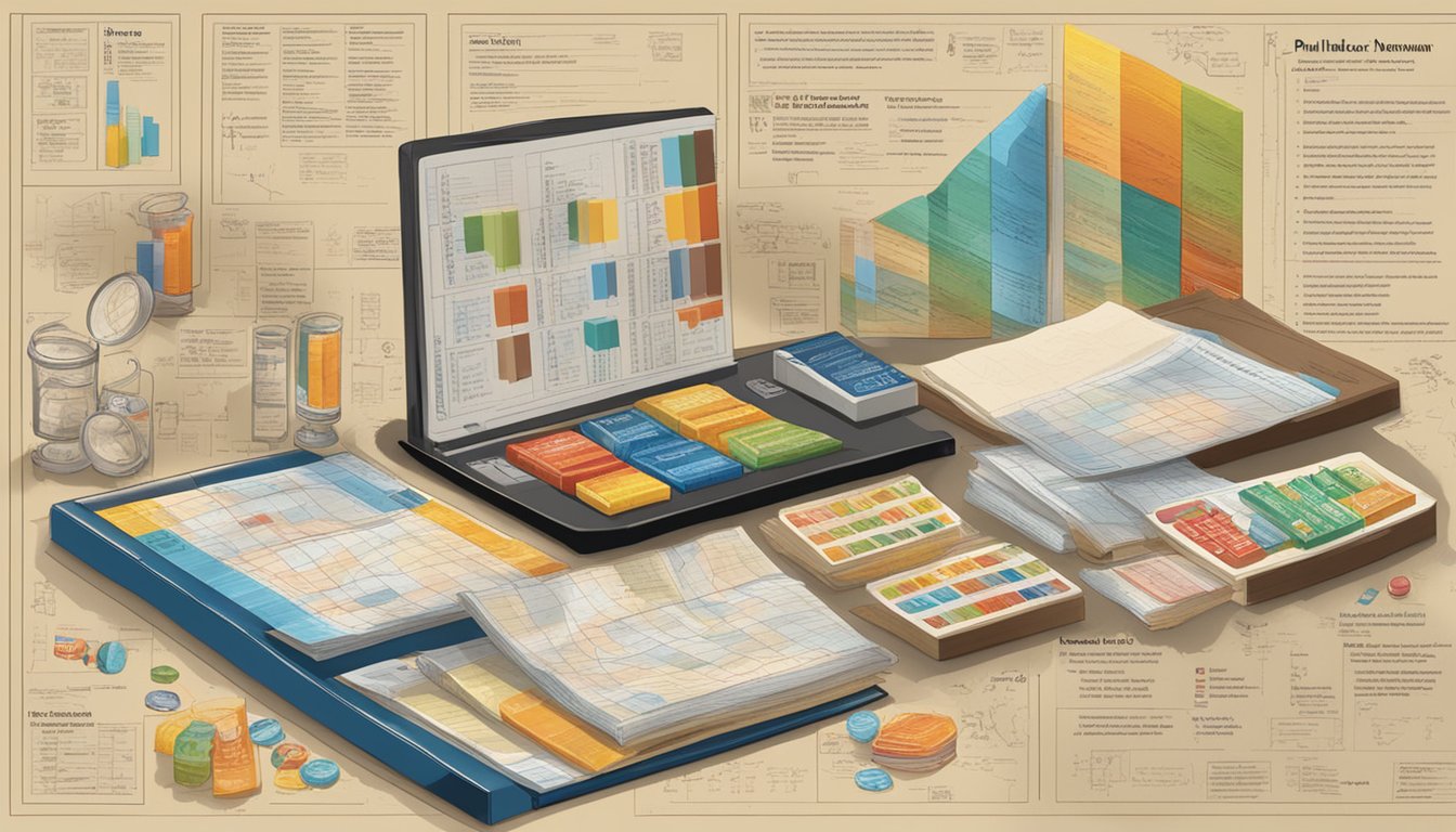 A table with two product labels, "Newman's Own" and "Paul Newman's," surrounded by charts and graphs