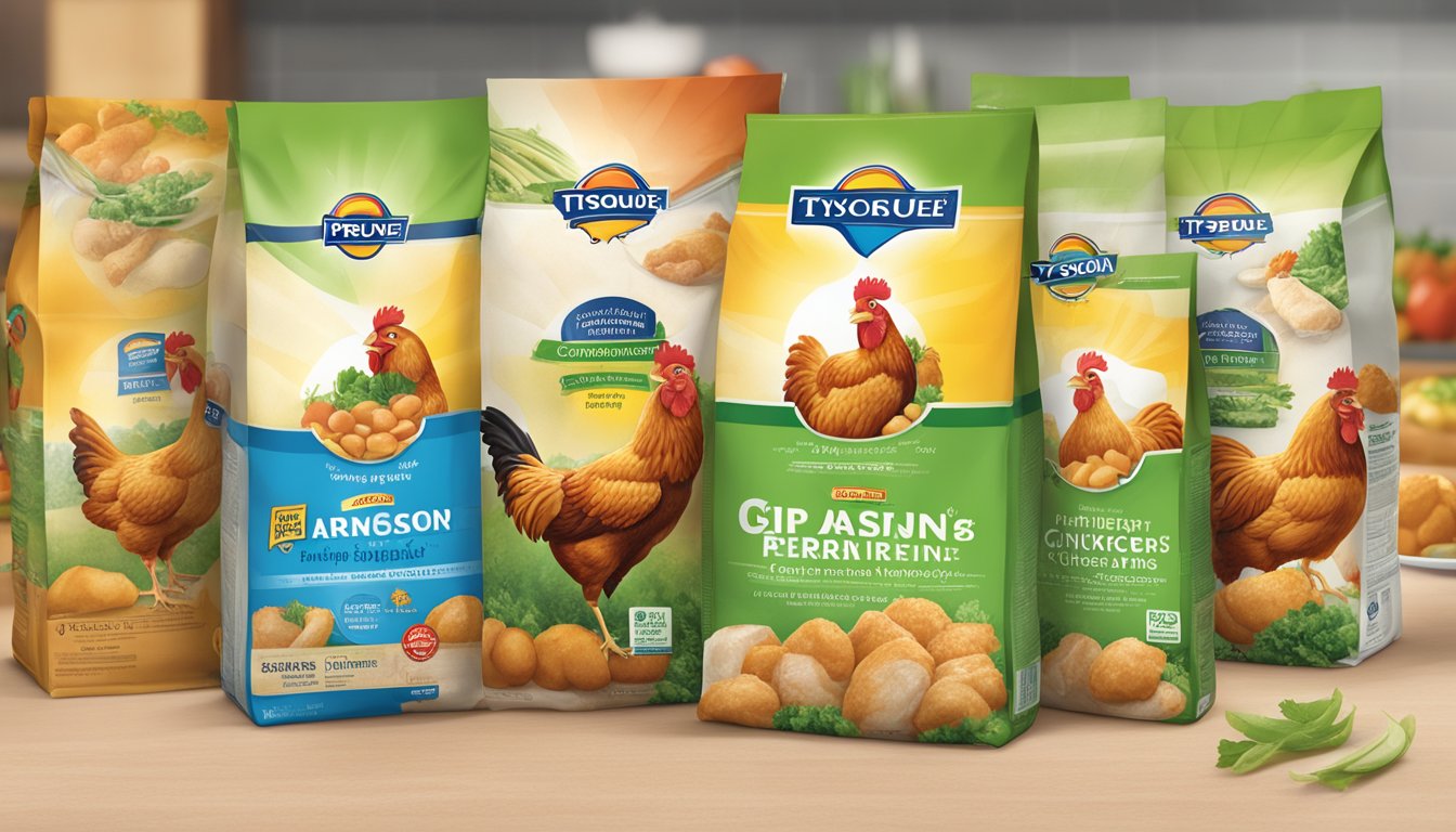 A comparison of Tyson and Perdue chicken packaging, with consumers evaluating and expressing satisfaction