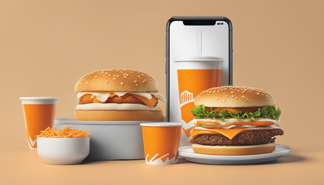 A delicious Whataburger meal being shared on various social media platforms with the Whataburger logo and branding seamlessly integrated into the content