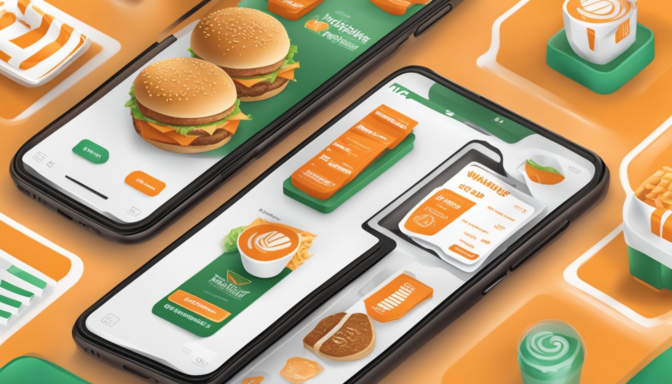 A smartphone displaying the Whataburger app with a tempting deal on the screen