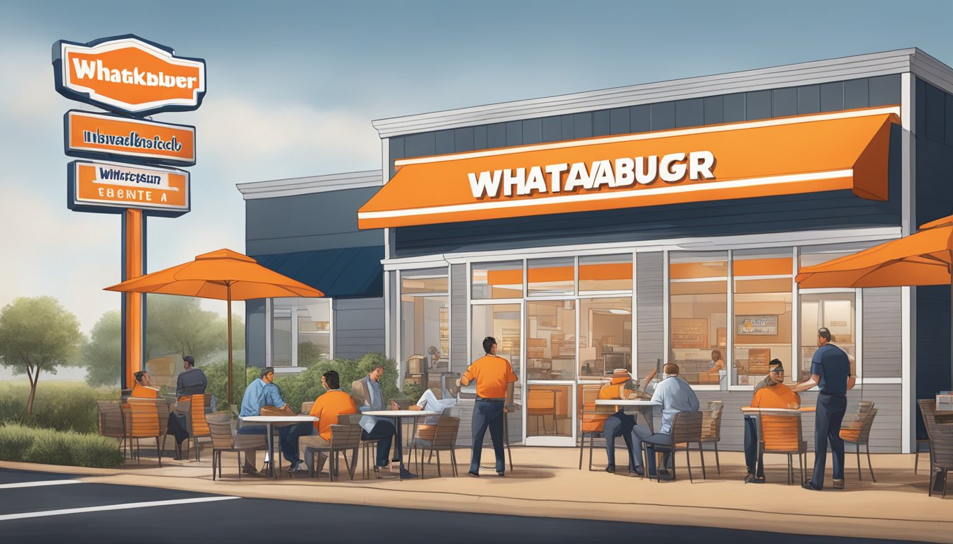 The Whataburger business model expanding to new locations, with owners discussing plans and signing contracts