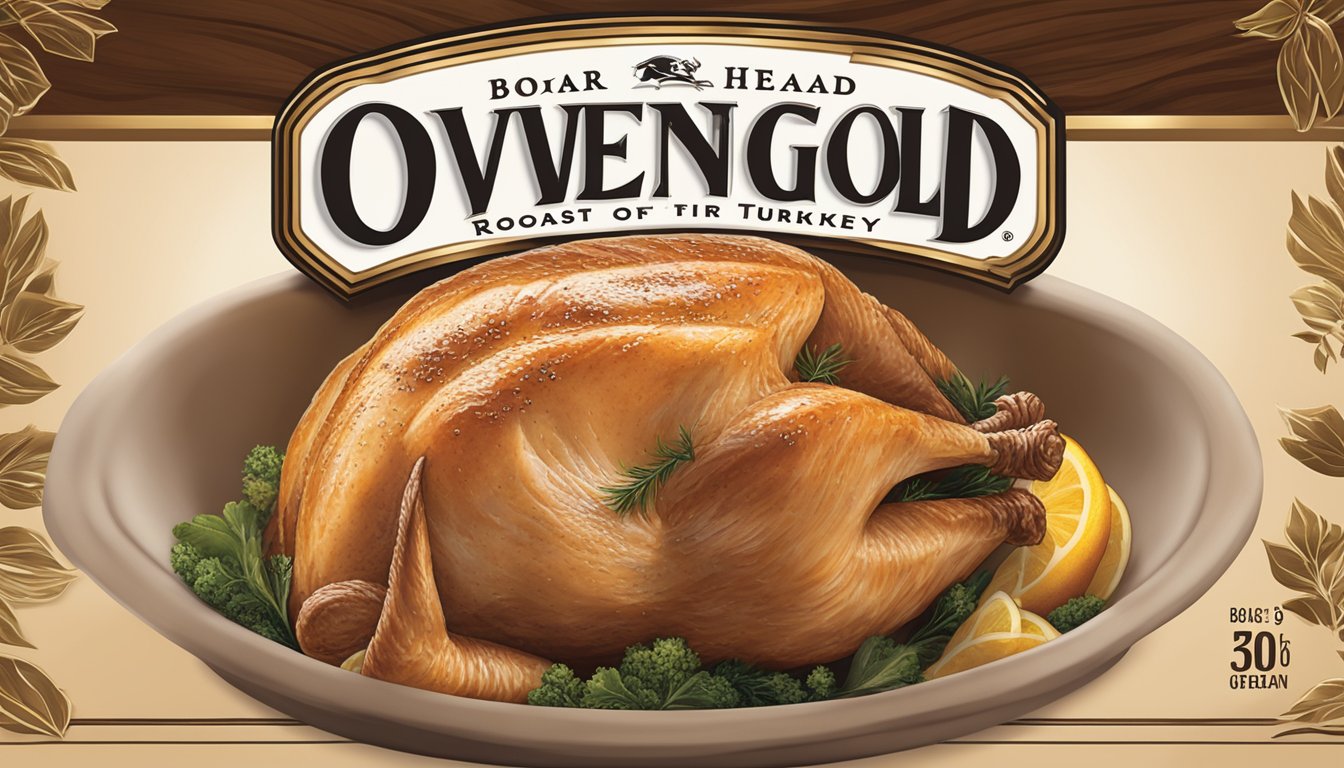 A package of Boar's Head OvenGold Roast Breast of Turkey with an expiration date label