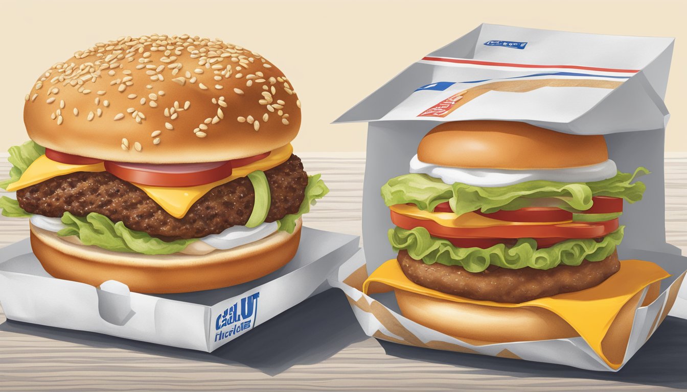 A comparison of In-N-Out Burger and White Castle with a focus on their nutritional value and health considerations