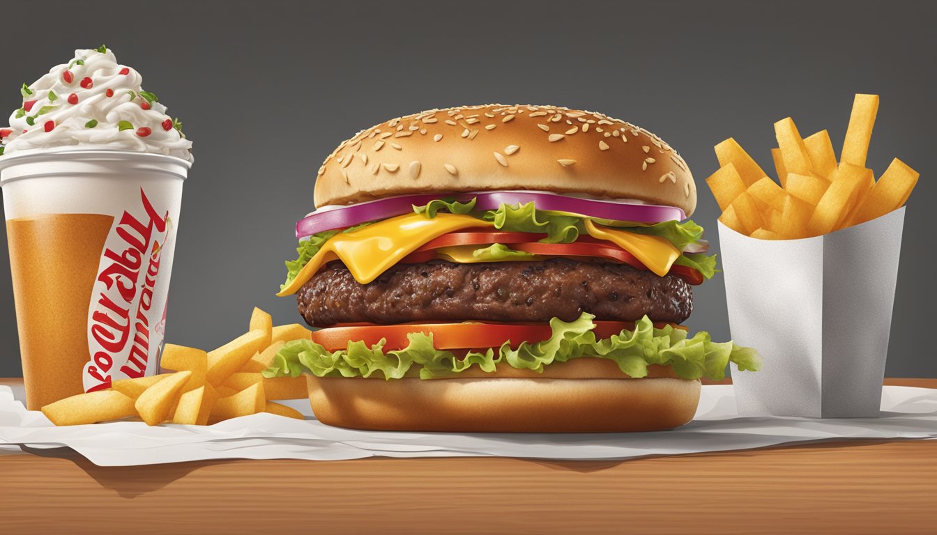 A mouth-watering burger from In-N-Out and Hardee's sit side by side, showcasing their distinct taste and flavor profiles