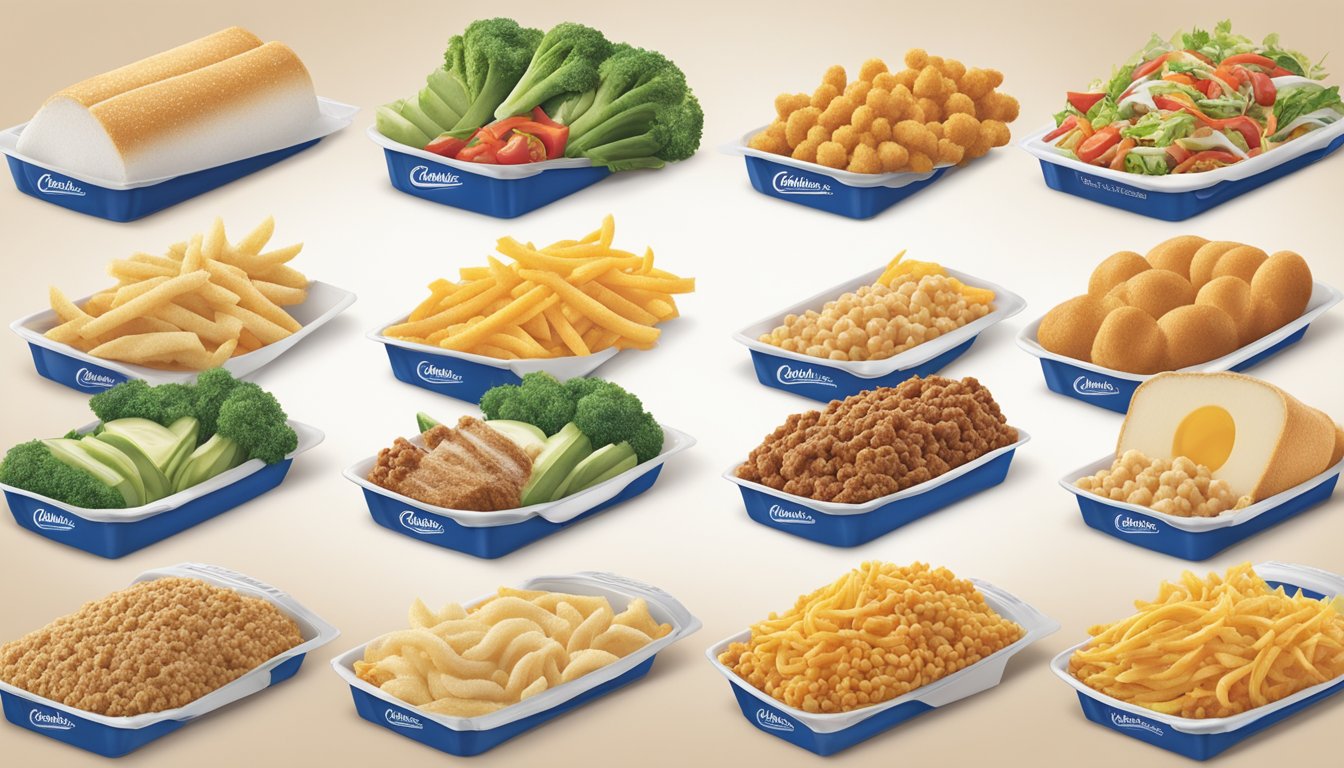 A detailed comparison of fresh ingredients and high-quality food items at Culver's and Hardee's, showcasing the difference in their food offerings