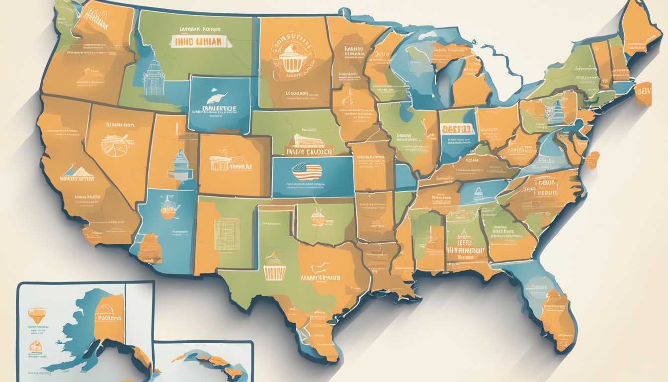 A map of the United States with highlighted Whataburger locations spreading into new markets