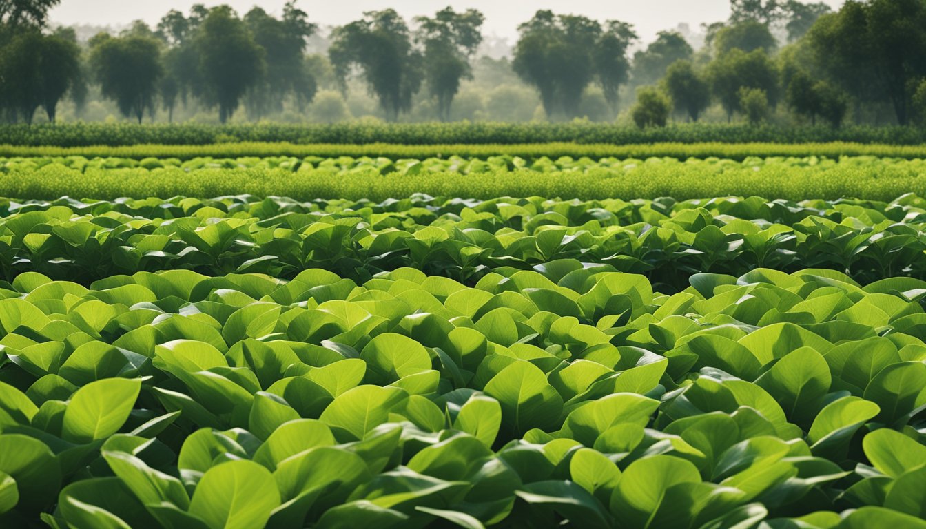 Diverse crop rotations with varied growth stages and natural habitats