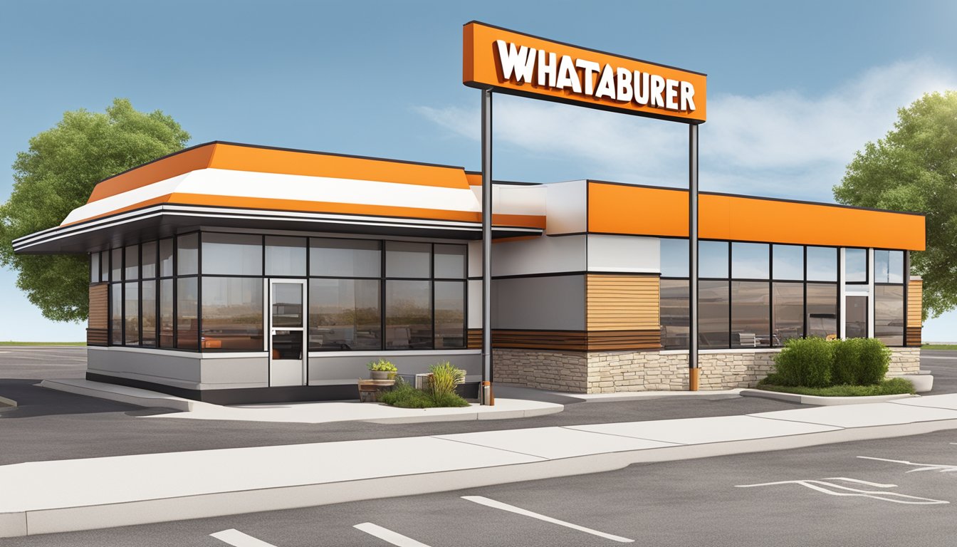 A Whataburger restaurant in Joplin, easily accessible from the main road, with ample parking and a drive-thru window