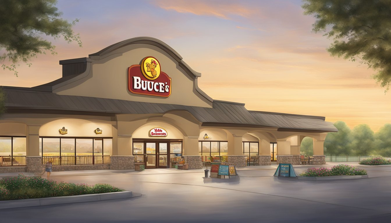 A serene, tranquil setting at Buc-ee's with a peaceful atmosphere and a sense of inner calm and relaxation