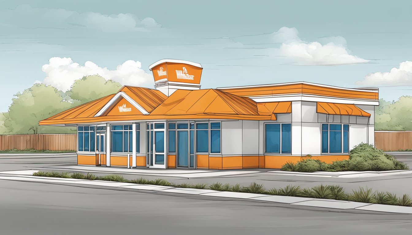 A Whataburger restaurant in Lake Charles, easily accessible with a spacious parking lot and a drive-thru window for convenience