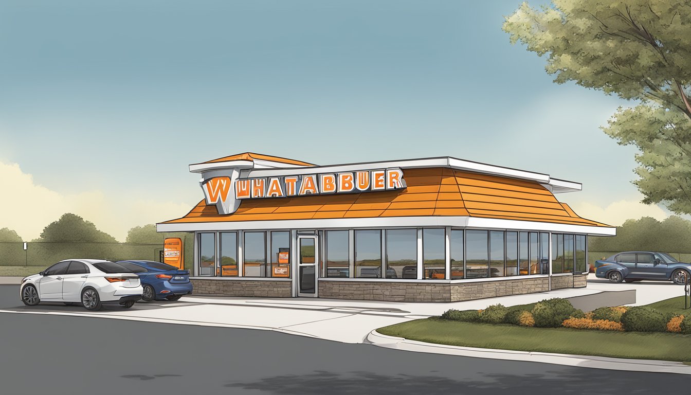 The Whataburger in Lawrence, KS features a drive-thru with innovative technology for quick and efficient service