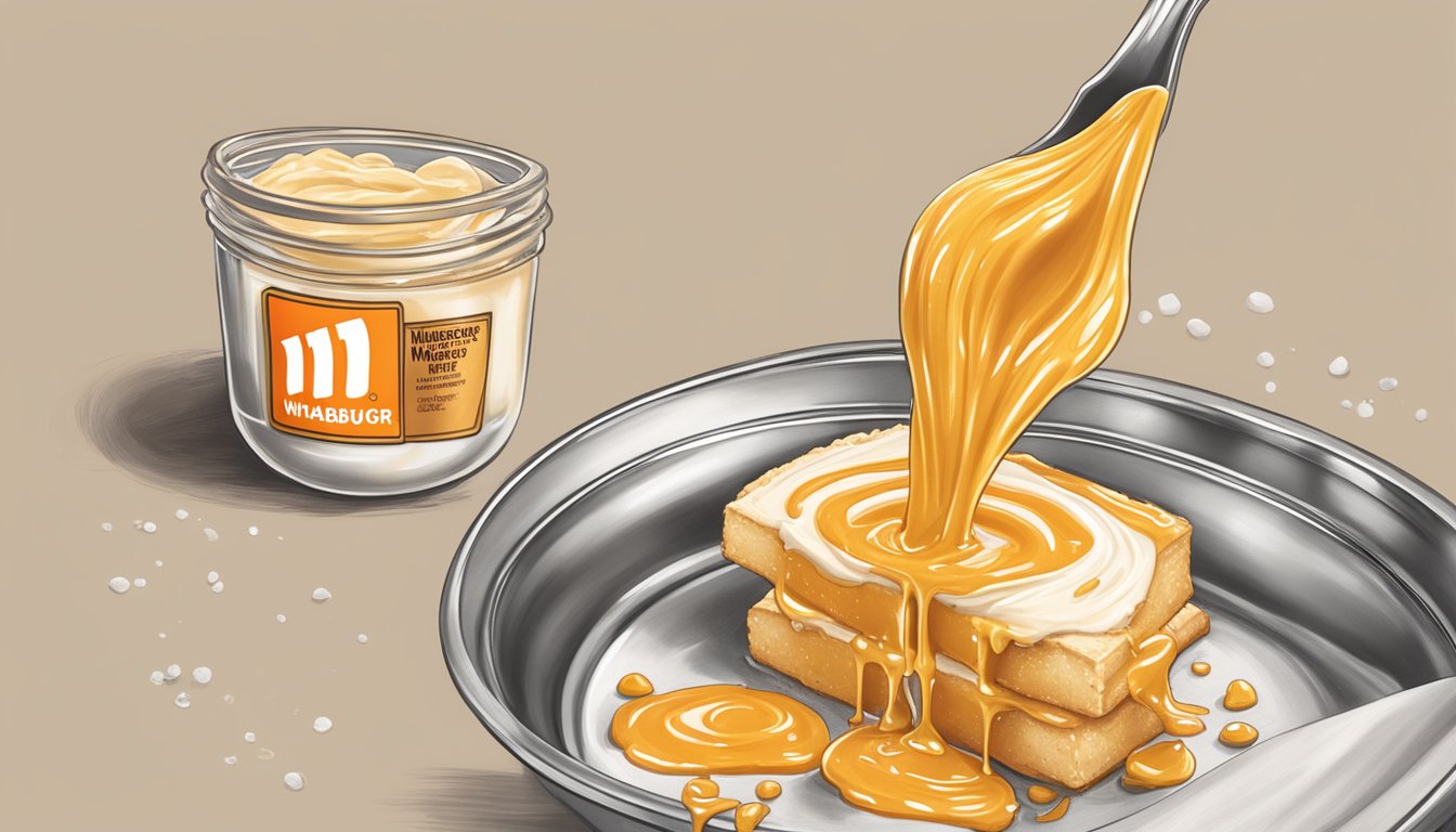 A dollop of honey butter meets a swirl of Whataburger sauce