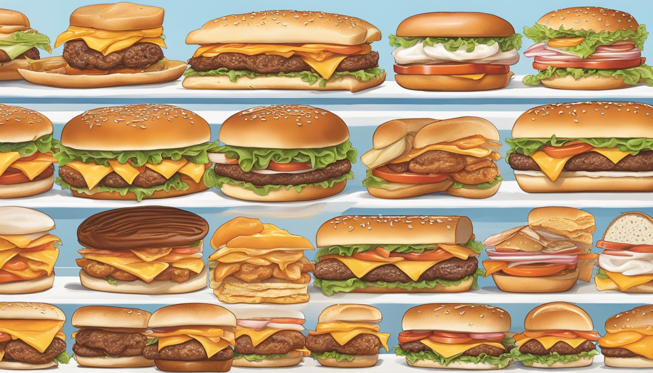 A mouthwatering spread of Whataburger menu highlights in Norman, OK