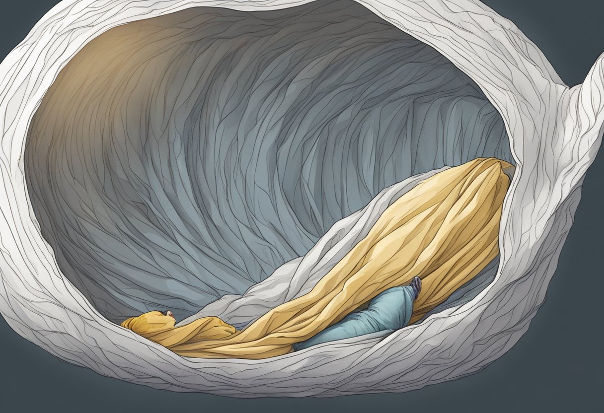 Digital artwork of a cave