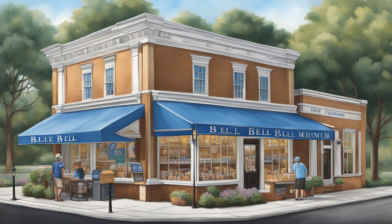 The Blue Bell Museum stands tall in the heart of the community, showcasing the rich and delicious history of the beloved Blue Bell ice cream brand