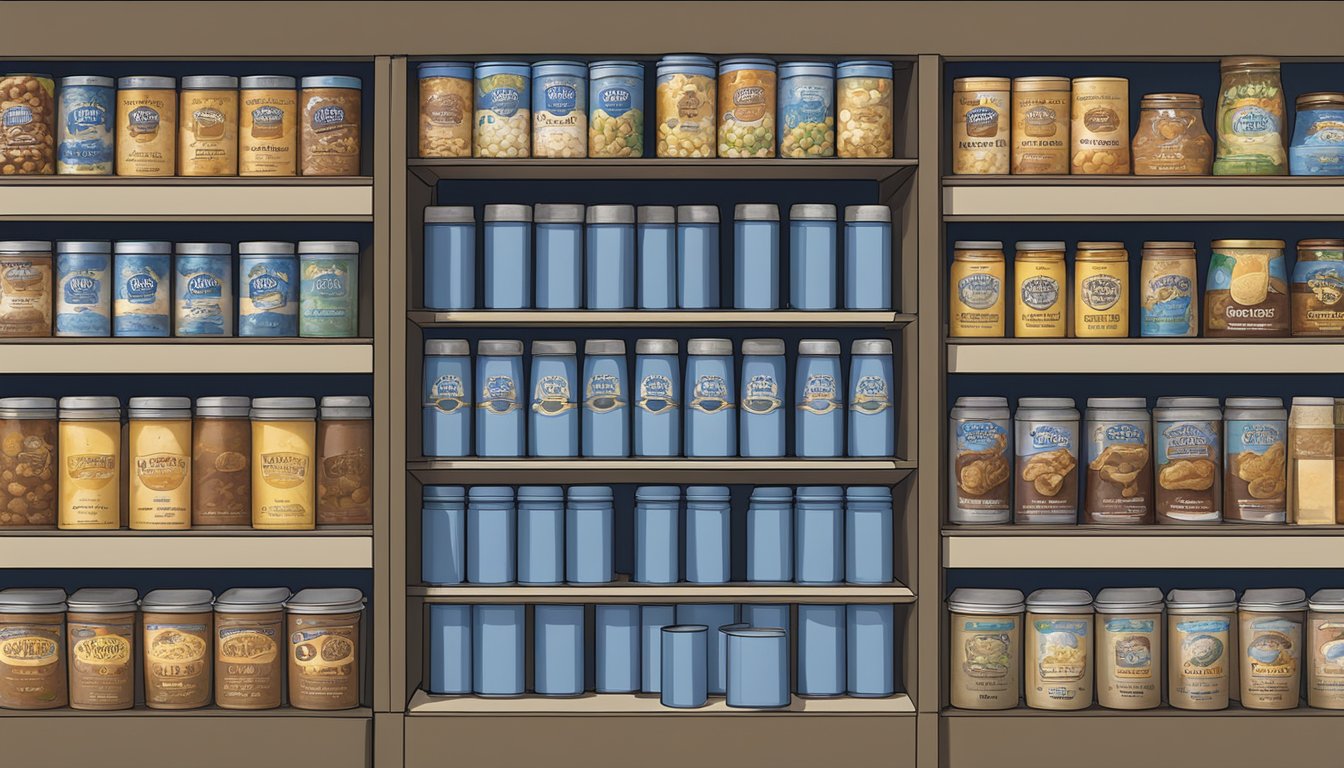 The Blue Bell Flavor Vault, showcasing retired flavors with nostalgic impact and loyal customer following