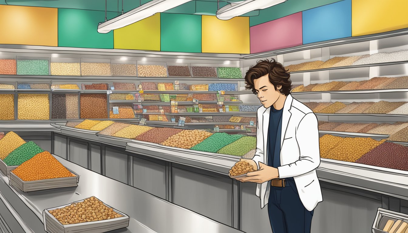 Harry Styles picks trail mix at Buc-ee's