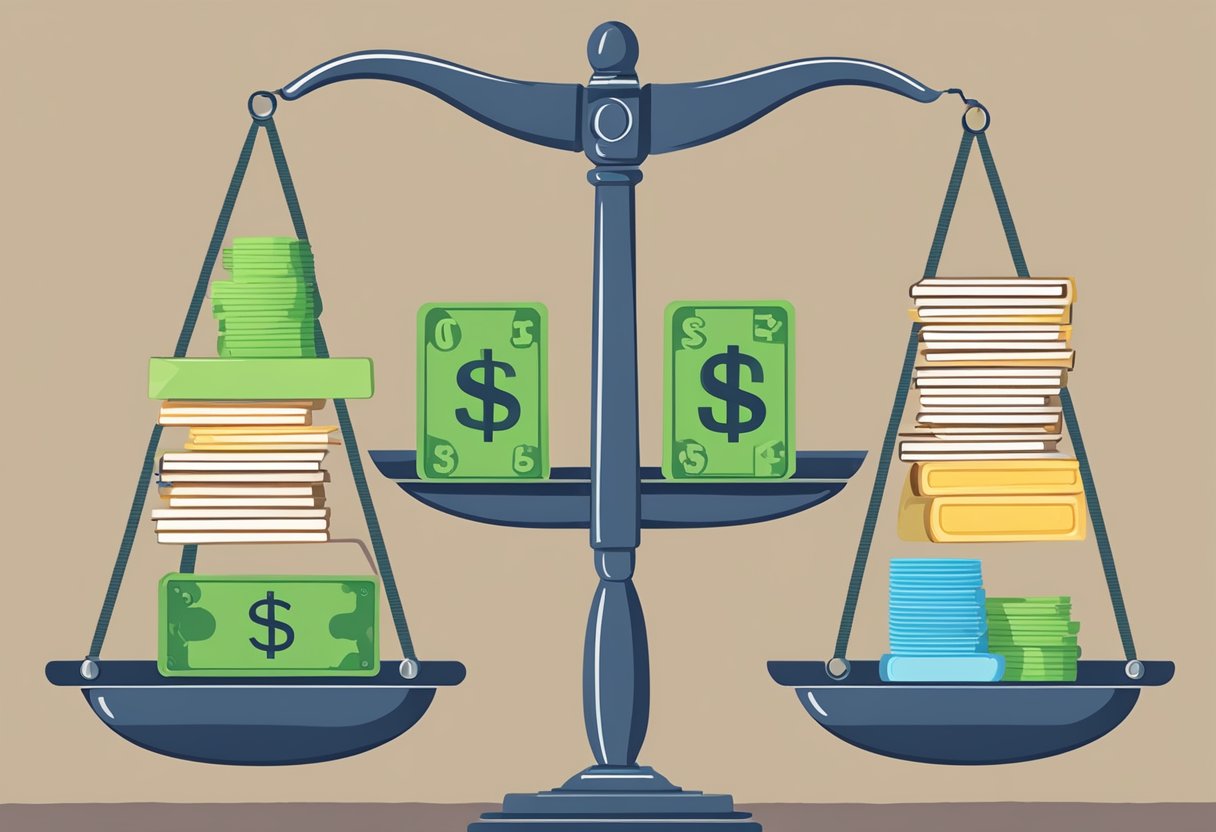 A scale weighing RDSPs against other savings plans, with RDSPs tipping in favor