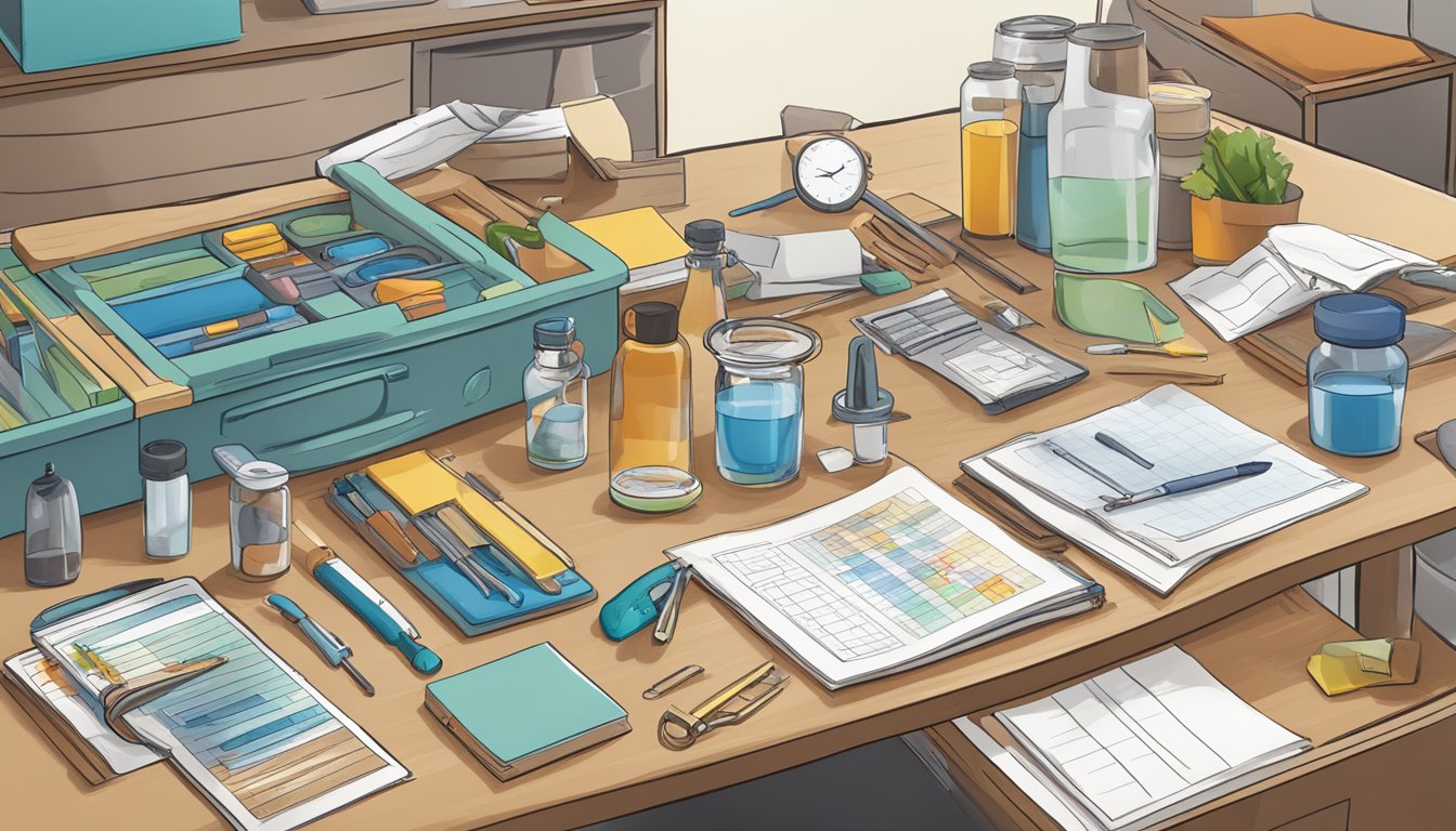 A table with various tools and resources for managing potential side effects and maintenance strategies after discontinuation of Wegovy