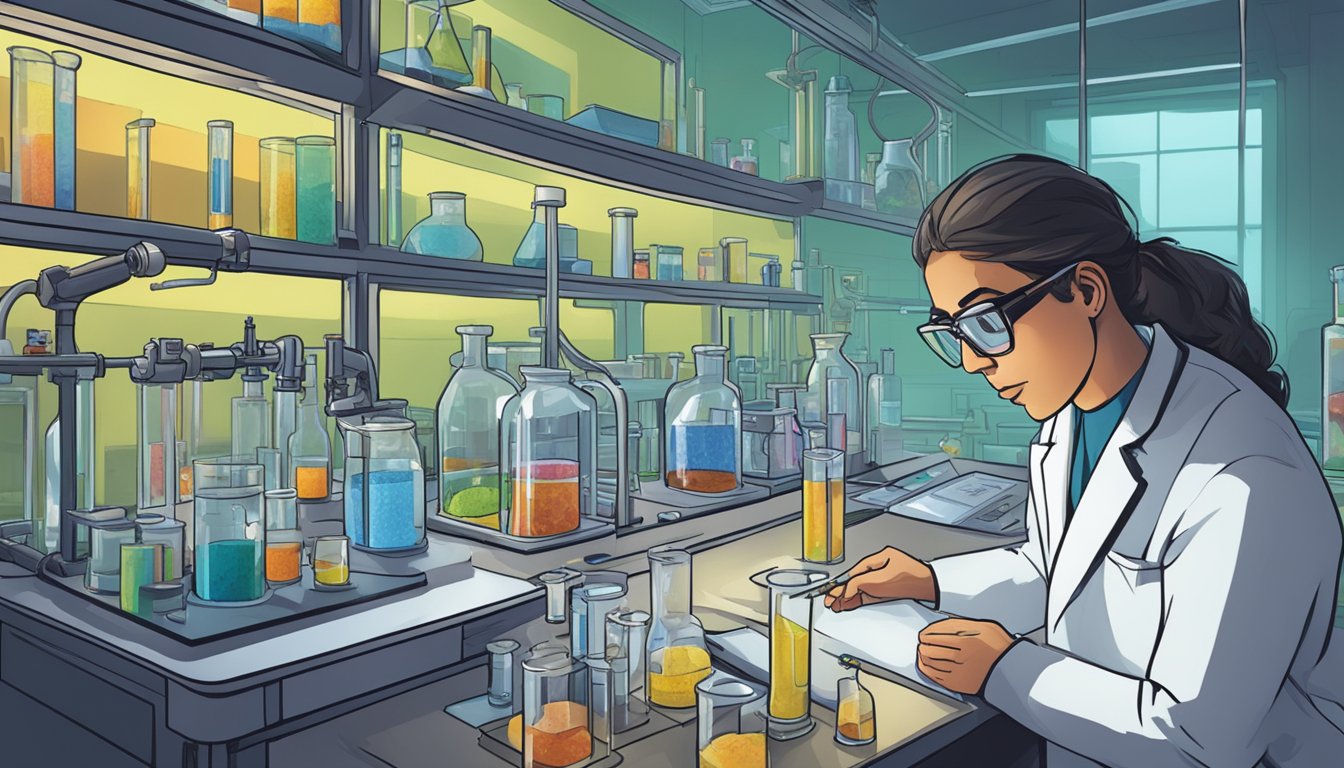 A scientist monitors Zepbound levels in a lab while addressing misconceptions about the substance