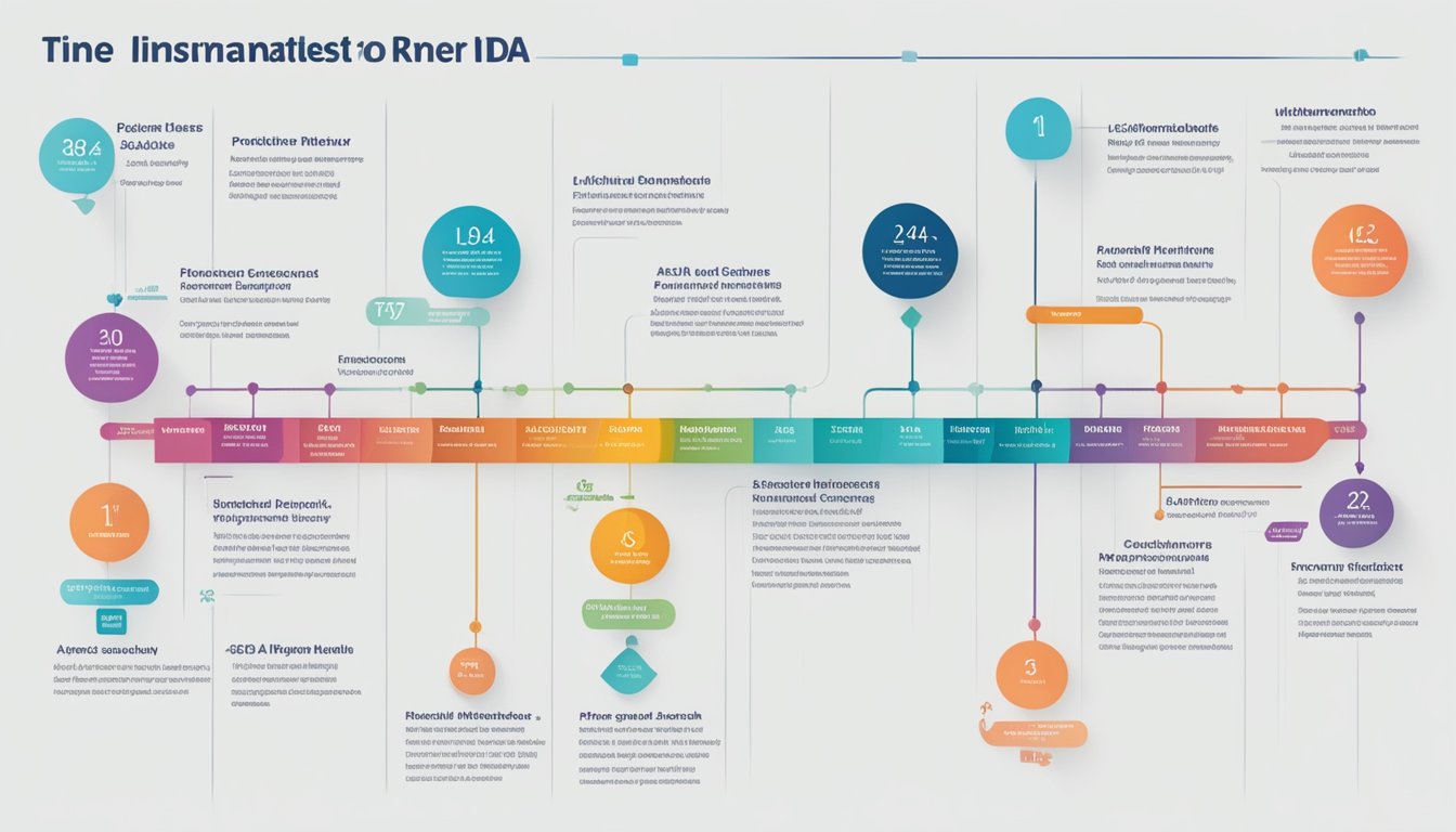 A timeline of milestones from FDA approval to current research, with key events and developments highlighted