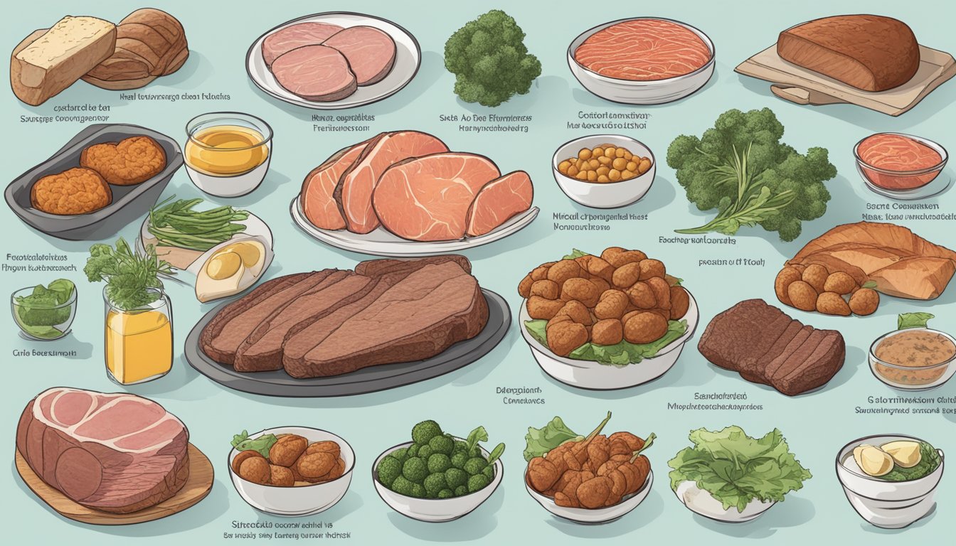 A carnivore diet with various meats and a list of potential food sensitivities