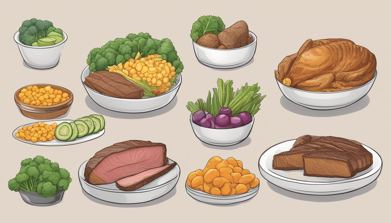 A carnivore diet with elevated hormone levels compared to other diets