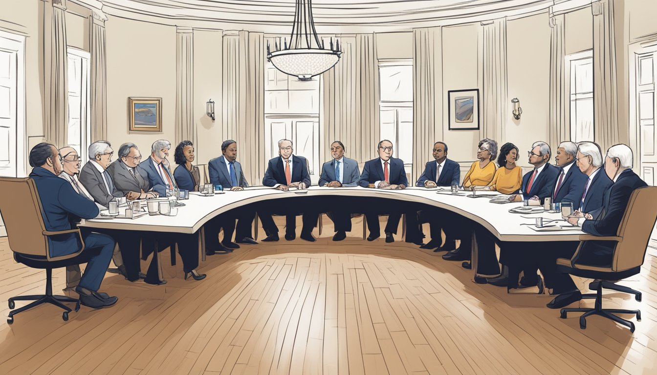 A group of leaders gather at the White House to discuss strategies for addressing hunger, centered around the concept of a carnivore diet