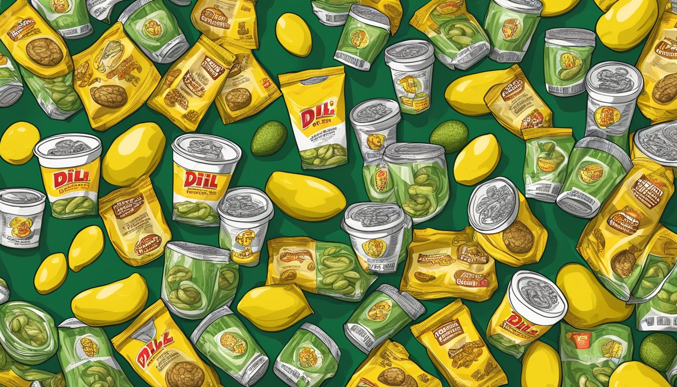 A bowl of dill pickle almonds surrounded by 14 Buc-ee's snack packages, perfect for a movie marathon