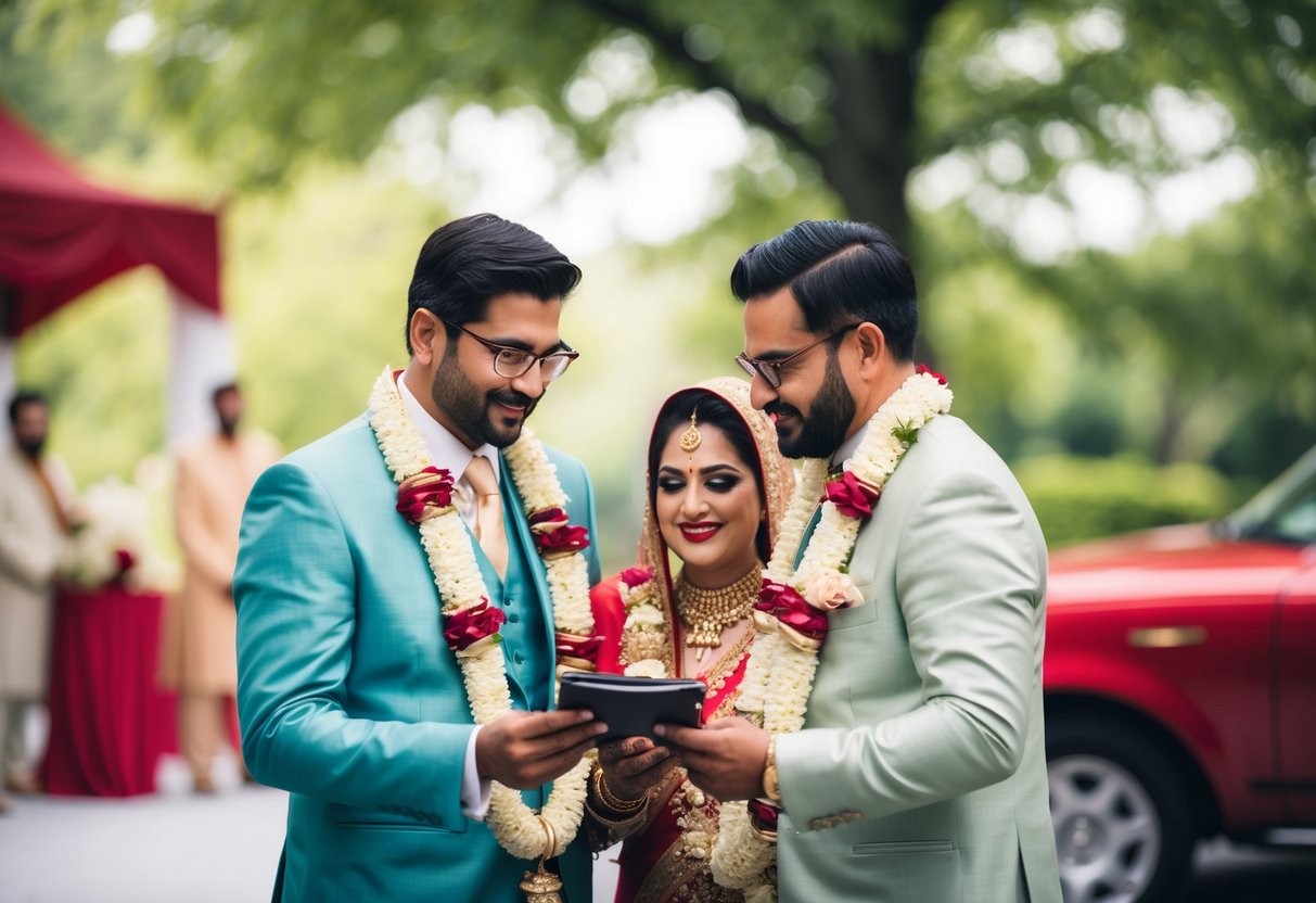 The groom's family paying for post-wedding and additional expenses, such as the reception venue, catering, and transportation