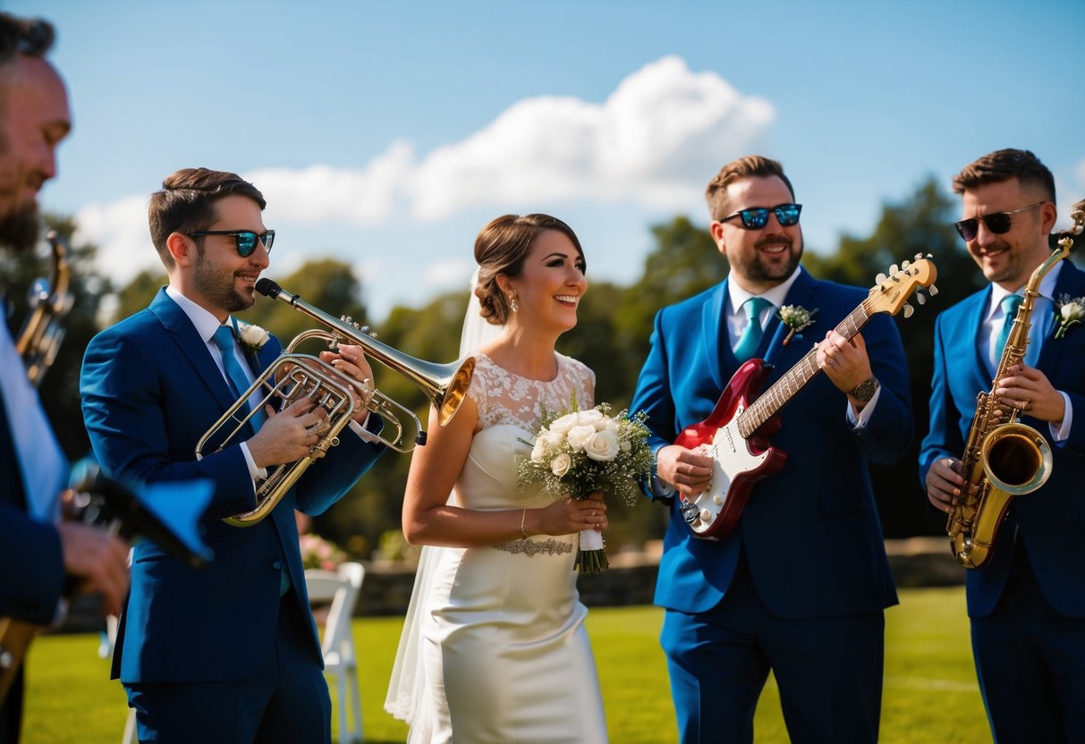 A wedding band plays 40 songs in 4 hours