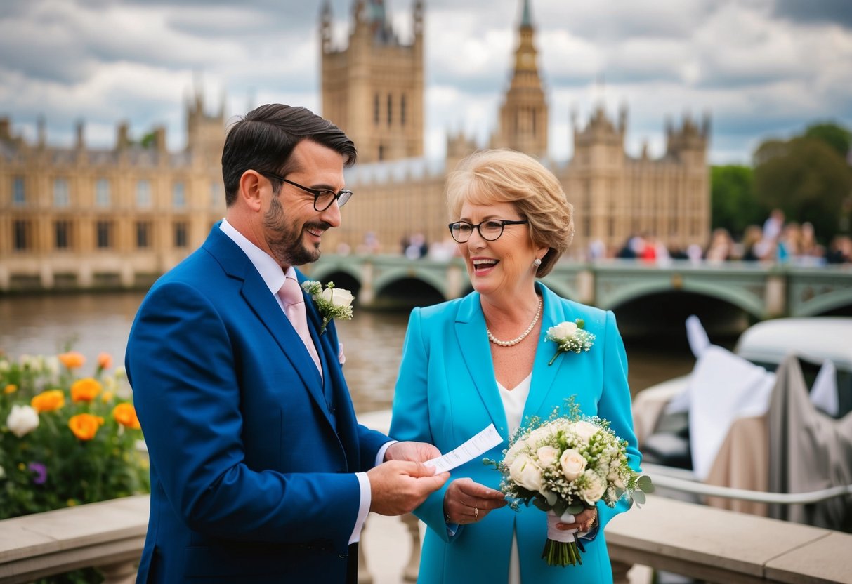 The groom's parents pay for the wedding venue, catering, and decorations in the UK