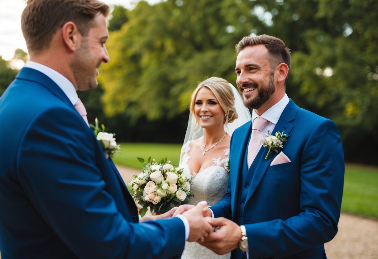 The groom's family pays for additional wedding expenses, such as the reception, flowers, and transportation in the UK