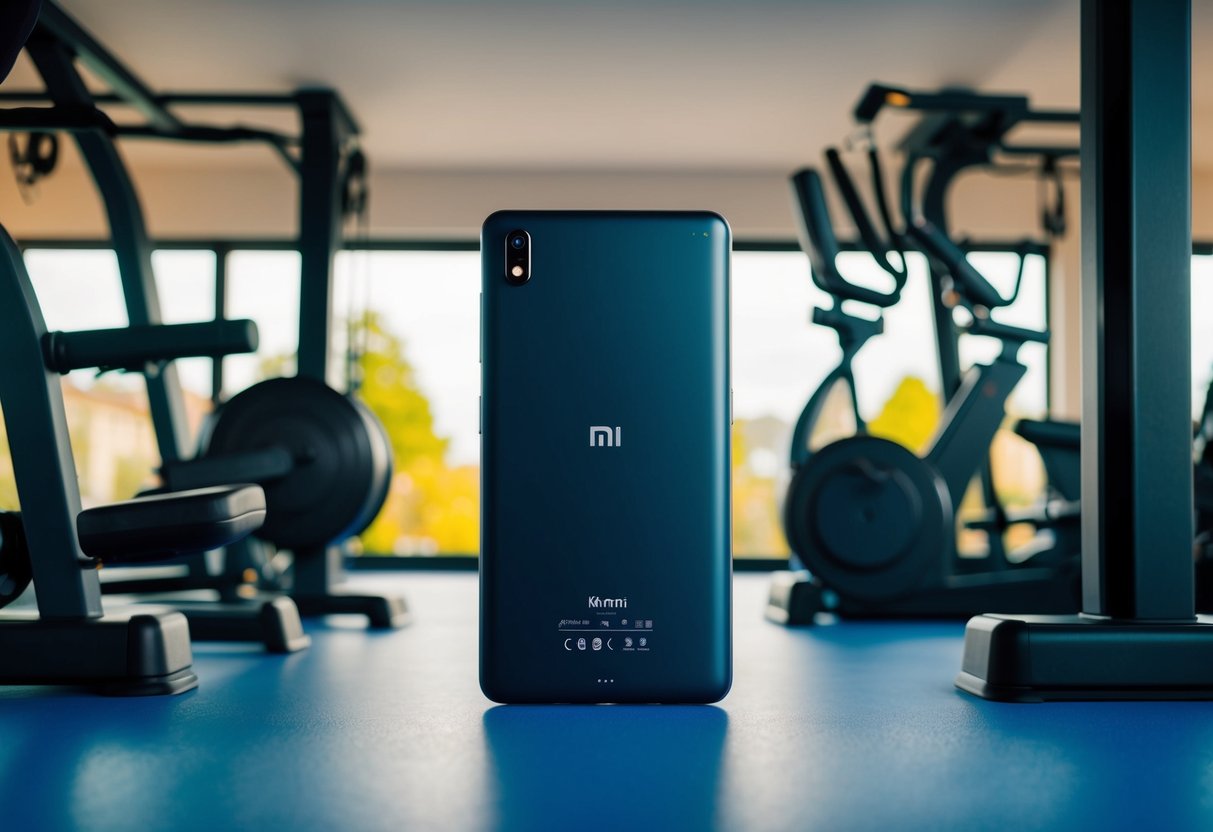 A sleek Xiaomi Kingsmith WalkingPad A1 sits in a modern Irish home gym, surrounded by high-tech fitness equipment